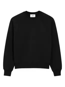 Толстовка с монограммой Ami de Coeur AMI Paris, черный