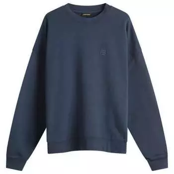 Толстовка с монограммой в рамке Майлза Anine Bing, синий