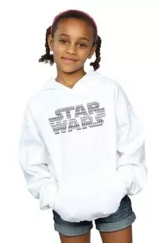 Толстовка с монохромным логотипом Aztec Star Wars, белый