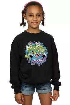 Толстовка с мороженым Teen Titans Go DC Comics, черный