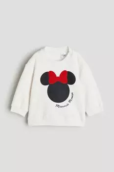 Толстовка с мотивом H&M, белый