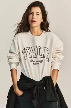 Толстовка с мотивом H&M, белый