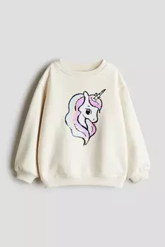Толстовка с мотивом H&M, белый