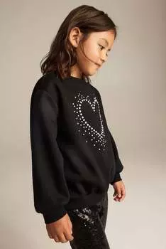 Толстовка с мотивом H&M, фиолетовый
