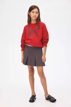 Толстовка с мотивом H&M, красный