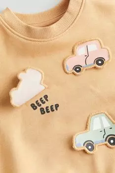 Толстовка с мотивом H&M, мультиколор