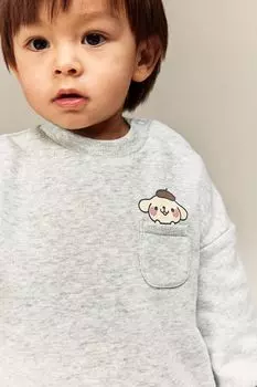 Толстовка с мотивом H&M, мультиколор