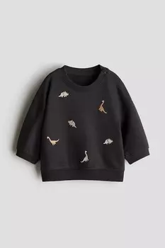 Толстовка с мотивом H&M, серый