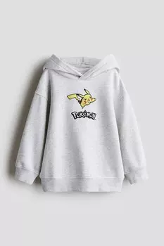 Толстовка с мотивом H&M, серый