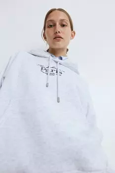 Толстовка с мотивом H&M, серый