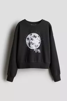 Толстовка с мотивом H&M, серый