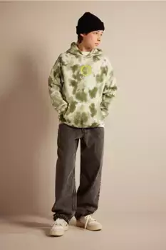 Толстовка с мотивом H&M, зеленый