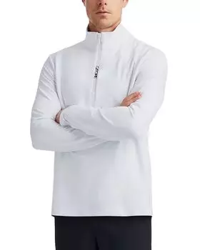 Толстовка с начесом и застежкой-молнией Quarter Zip Tech G/FORE, белый