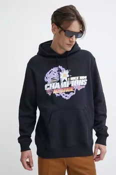 Толстовка с надписью «Чемпионы» DC, черный