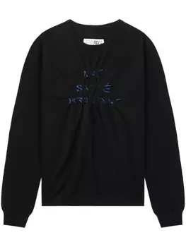 Толстовка с надписью MM6 Maison Margiela, черный