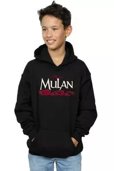 Толстовка с надписью «Мулан» Disney, черный