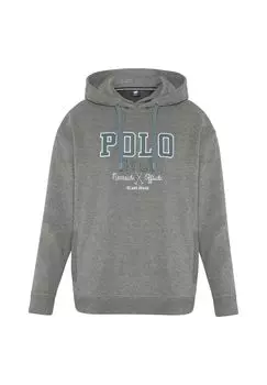 Толстовка с надписью на этикетке POLO SYLT, цвет 18-5102m Medium Melange