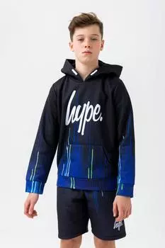 Толстовка с надписью Pacific Drips Hype, черный