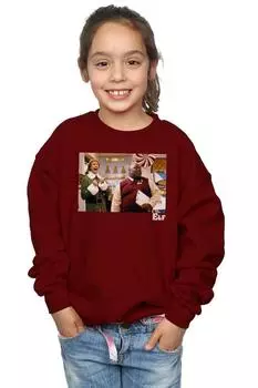 Толстовка с надписью «Рождественский магазин» Elf, красный