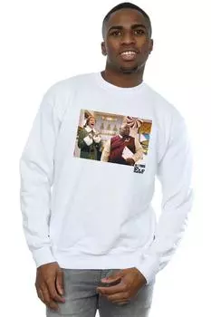 Толстовка с надписью «Рождественский магазин» Elf, белый