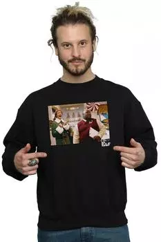 Толстовка с надписью «Рождественский магазин» Elf, черный