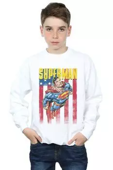 Толстовка с надписью «Супермен» DC Comics, белый