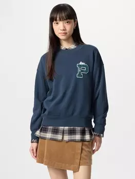 Толстовка с надписью Uniqlo, синий