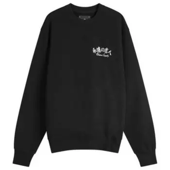 Толстовка с надписью «Вечный любовник» Edwin, черный