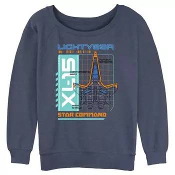 Толстовка с напуском для детей Disney/Pixar Lightyear XL-15 Star Command Schematic Licensed Character