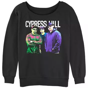Толстовка с напуском для юниоров Cypress Hill Neon Group Shot Licensed Character