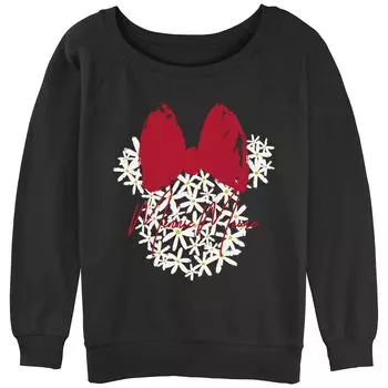 Толстовка с напуском и цветочным принтом Disney's Mickey Mouse & Friends Minnie Mouse для юниоров Disney