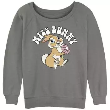Толстовка с напуском и графическим рисунком Disney's Bambi Juniors' Adorable Miss Bunny Disney