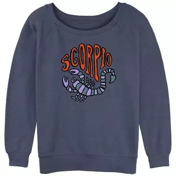 Толстовка с напуском и графическим рисунком Juniors' Mad Engine Zodiac Skorpion Sign Licensed Character