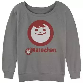 Толстовка с напуском и логотипом Maruchan для юниоров Maruchan Instant Noodles Smile Licensed Character