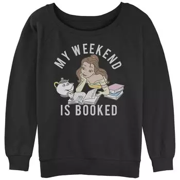 Толстовка с напуском и рисунком Disney's Beauty And The Beast Juniors «My Weekend Is Booked» Licensed Character