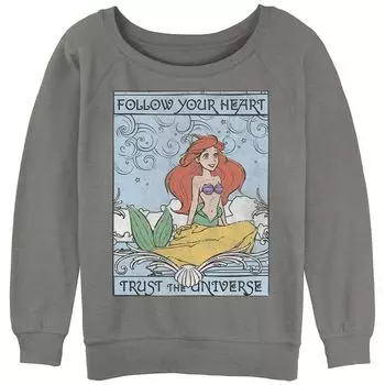 Толстовка с напуском и рисунком Disney's The Little Mermaid Ariel для детей Disney