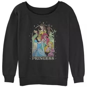 Толстовка с напуском из махровой ткани Disney's Princesses Junior's Arch с рисунком Licensed Character
