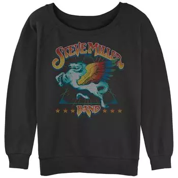 Толстовка с напуском со звездами и логотипом Steve Miller Band для юниоров Rainbow Pegasus Licensed Character