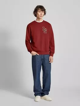 Толстовка с нашивками-лейблами Levi's, бордовый