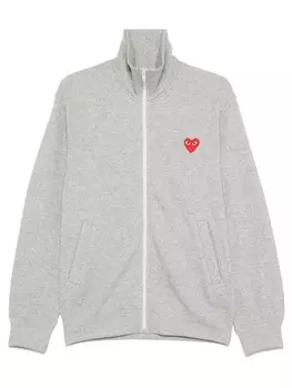 Толстовка с нашивкой Comme Des Garons Play, серый