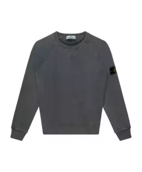 Толстовка с нашивкой компасом Stone Island, серый