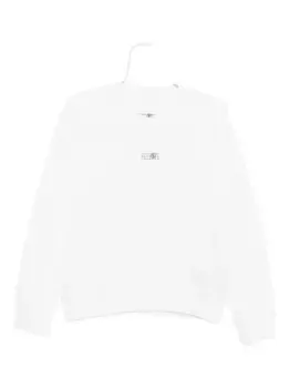 Толстовка с нашивкой-логотипом MM6 Maison Margiela, белый