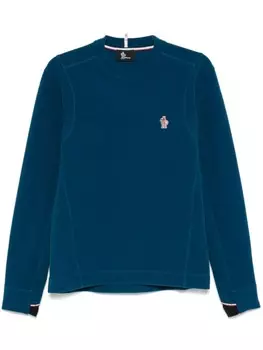 Толстовка с нашивкой-логотипом Moncler Grenoble, синий