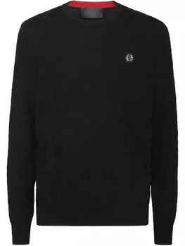 Толстовка с нашивкой-логотипом Philipp Plein, черный