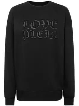 Толстовка с нашивкой-логотипом Philipp Plein, черный