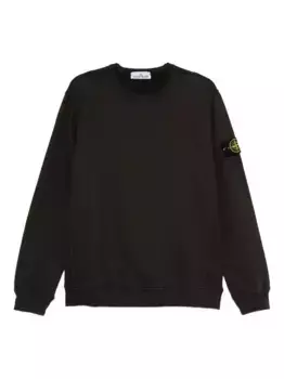 Толстовка с нашивкой-логотипом Stone Island, серый