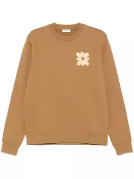 Толстовка с нашивкой SANDRO, коричневый