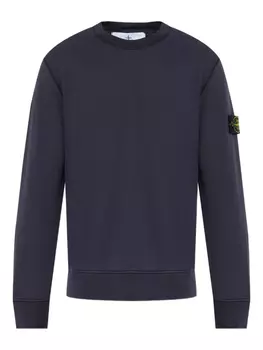 Толстовка с нашивкой в виде компаса Stone Island, синий