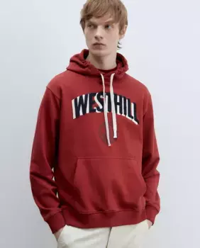Толстовка с нашивкой Westhill Sfera, красный