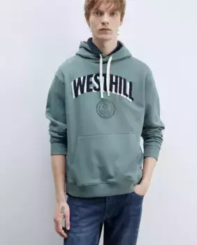 Толстовка с нашивкой Westhill Sfera, зеленый